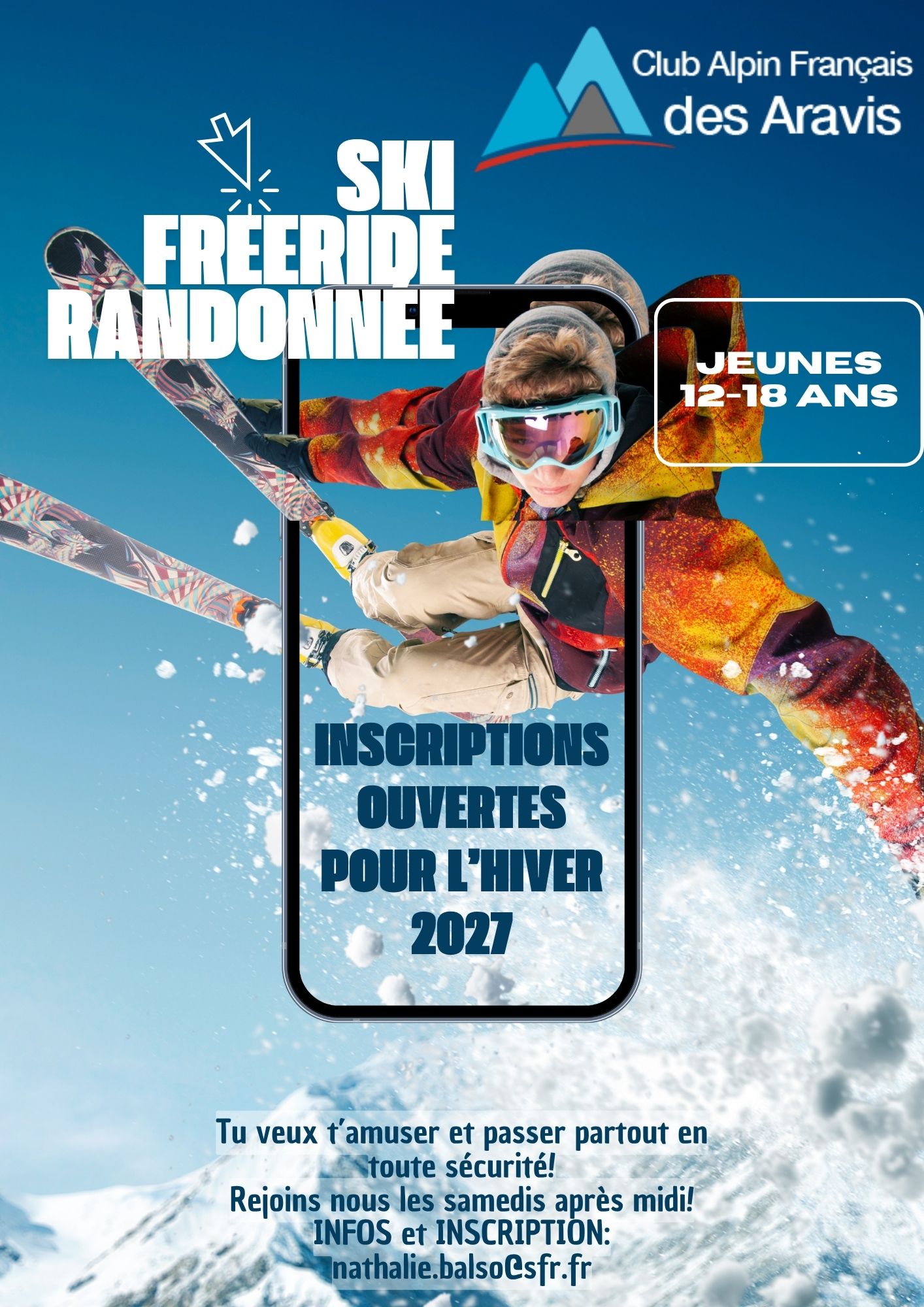 Ski jeunes CAF Aravis saison 2027